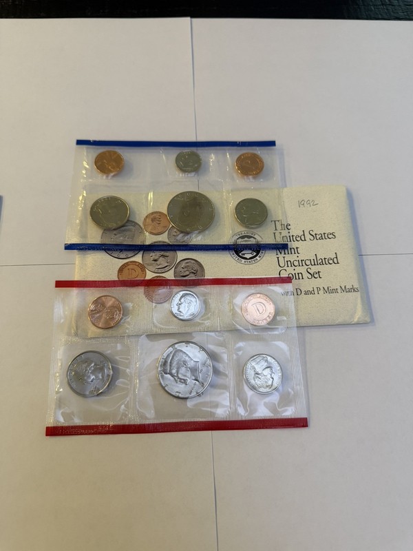 1992 Uncirculated Coin Set U.S Mint Original Government Packaging OGP