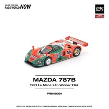 Pop Race 1:64 Mazda 787B Le Mans 1991 24H #301
