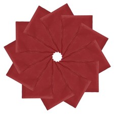 12Pcs 21"x21" Large Solid Color Bandanas Bulk Blank Head Bandannas Burgundy