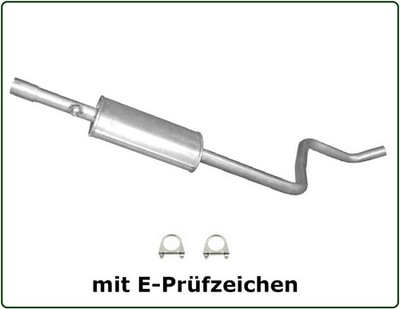 Mittelschalldämpfer Mitsubishi Colt CZC Cabriolet (RG) 1.5 Auspuff Auspuffanlage