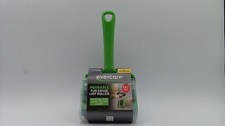 Evercare Green T-Handle Reusable Gel 2-in-1 Fur Erase Lint Roller  Brush