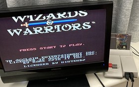NES ~ WIZARDS & WARRIORS ~ Nintendo Game 3 Screw NES-WW-ITA Game Cart Only Pal A