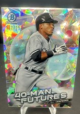 Yoelqui Cespedes 2021 Bowman Chrome Atomic Refractor /150 40-Man Futures
