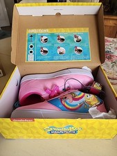 HEELYS Unisex Child / Women Sponge Bob Wheeled Heel Shoe Youth Size 6 Women's 7