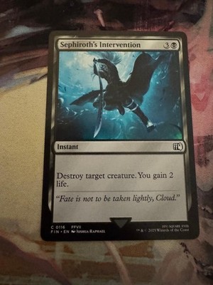 Sephiroth's Intervention 116 FINAL FANTASY Magic: The Gathering NM