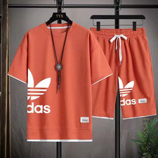 Summer 2026 New Men's pullover sportswear Set, fashionable basketball men's casu