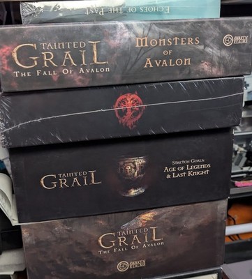 Tainted Grail: The Fall of Avalon King's Pledge Kickstarter Mostly Sealed