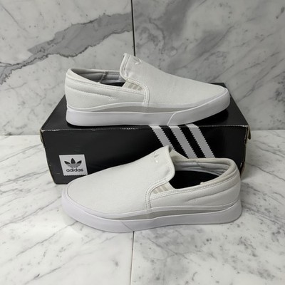 Size 7.5 - Adidas Sabalo Slip Triple White Grey - DB3065