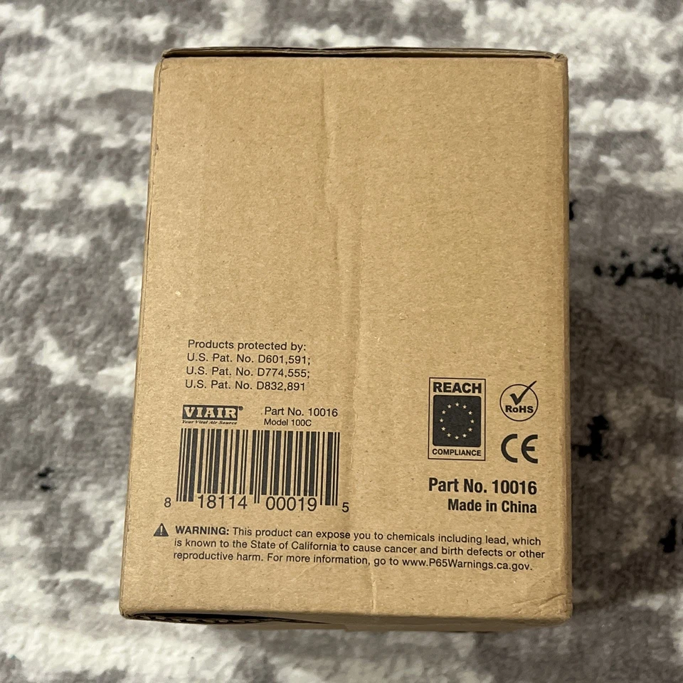 VIAIR 10016 100C 铬压缩机套件 带欧米茄风格安装支架 — 第 3/4 张图片