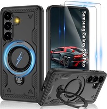 Samsung Galaxy S26 Plus Case  Military-Grade Magnetic Protective Cover Black