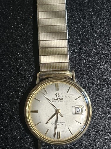 Vintage 1960's 34mm Omega Seamaster DeVille Automatic Watch- Runs