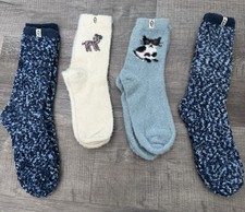 UGG 4 Pairs Fuzzy Cozy Socks One Size Fits Most Unisex Brand New