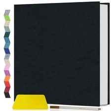 Photo Album Self Adhesive Scrapbook Fits 4x6 5x7 8x10 Pictures DIY Memory