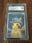 CGC 10 GEM MINT Pikachu with Grey Felt Hat 085 SVP Promo