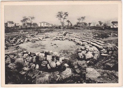 PAESTUM - SALERNO - NEW EXCAVATIONS - THE SUPPOSED GREEK THEATER -96093-