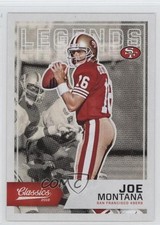 2016 Panini Classics Legends Red Back Joe Montana #127 HOF 1u6