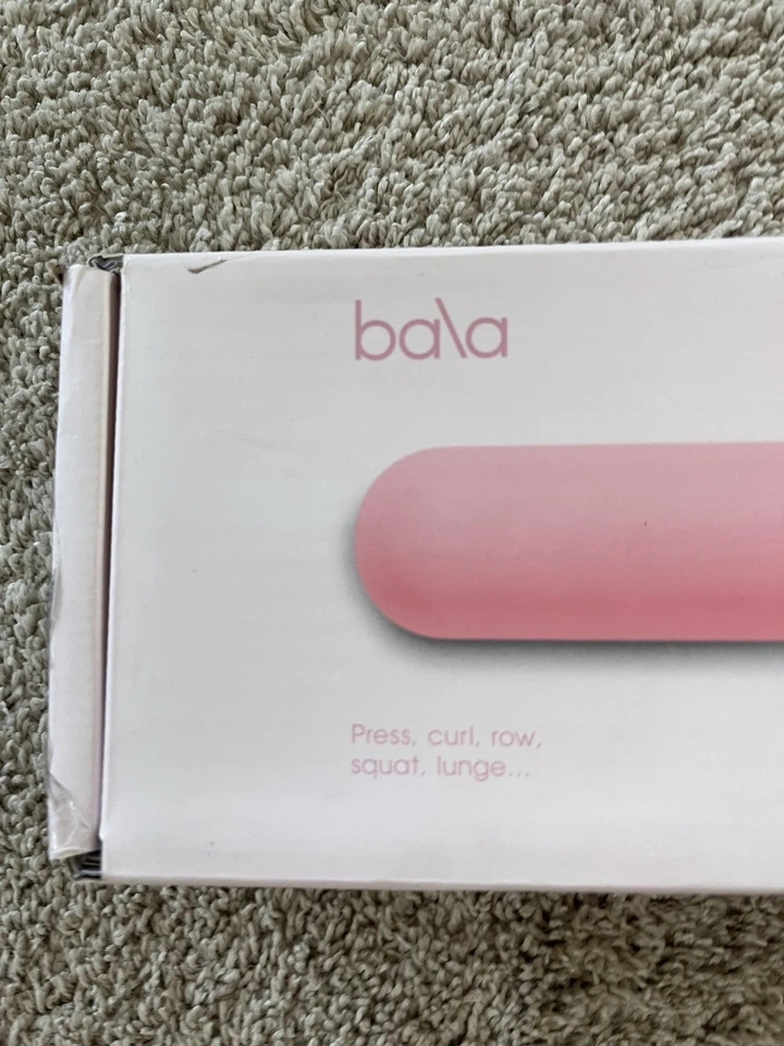 BALA Beam in Blush Pink 15 lb Curl Exercise Workout Bar New In Box - Image 2 of 4