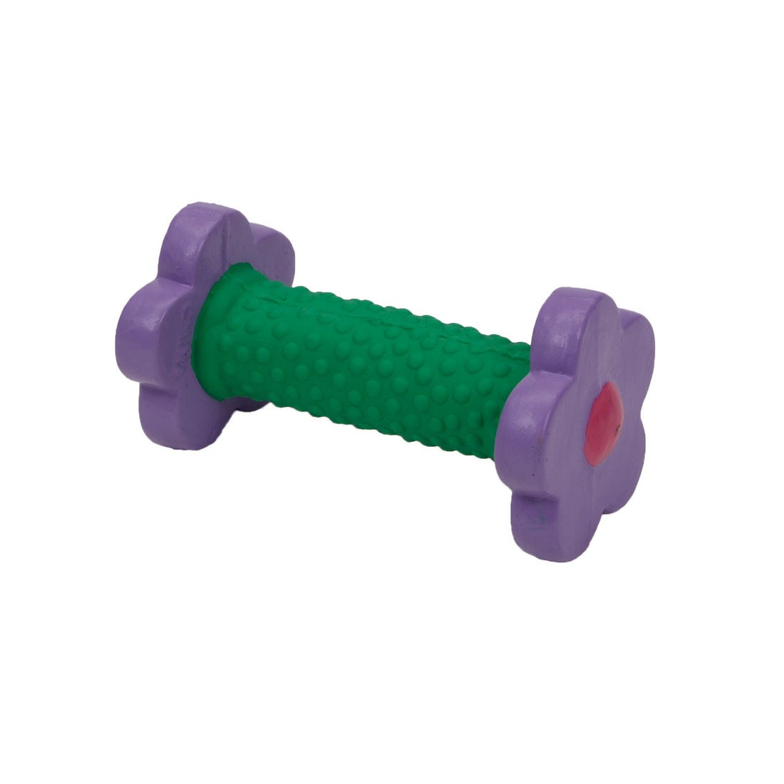 Li'l Pals&reg; Latex Flower Dog Toy, Flower Dumbell, 4"