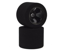Contact 1/8 Nitro Foam Rear Tires w/5 Spoke Rim 2  Black 