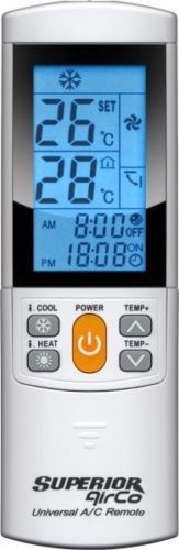 SUPERIOR AirCo PLUS Univeral Remote Control for Air Conditioners - 2000 Codes!