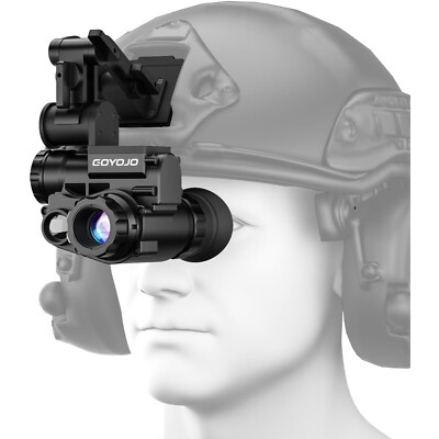 GOYOJO Night Vision Goggles Tactical Night Vision Monocular Head