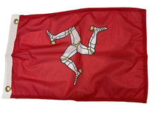 12" x 18"  Isle of Man Flag British Isles Banner 12 x 18 Flag -Z15