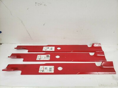 Qty-3 20-1/2'' Rotary 11248/Maxpower 561139B Notched High-Lift Blade 60'' Cut