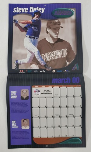 Arizona Diamondbacks 1999 Team Calendar Dbacks 1999 SGA - NUOVO & MAI USATO - Foto 9 di 10