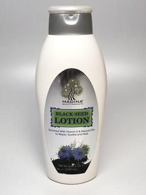 Madina Black Seed Lotion - Moisturizing Natural Body Balance Nigella Sativa 8oz