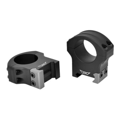 Warne HyperLite Picatinny-Style Scope Rings 1'', High, Matte Black #8502M