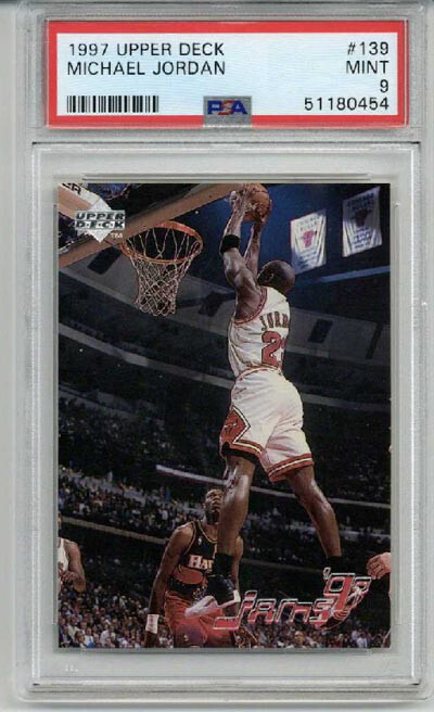 1997 UPPER DECK #139 MICHAEL JORDAN BASKETBALL CARD CHICAGO BULLS