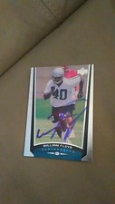 William Floyd Carolina Panthers Signed Upper Deck Card NFL