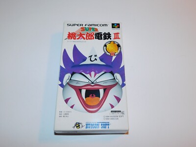Super Momotarou Dentetsu III 3 Momotaro Nintendo Super Famicom Japan Import CIB