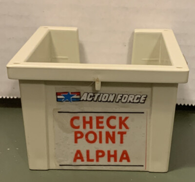 Vtg 1985 GI Joe Check point Alpha ARAH Original part toy accessory Top