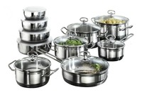 Karcher Jasmin 121008 20-piece Cookware Set With Roasting Pot And 4 Bowls Sta... Karcher Jasmin 121008 20-piece Cookware Set With Roasting Pot And 4 Bowls Sta...