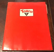 Vintage 1980 Torco Oil Motorcycle and Racing Folder & Materials