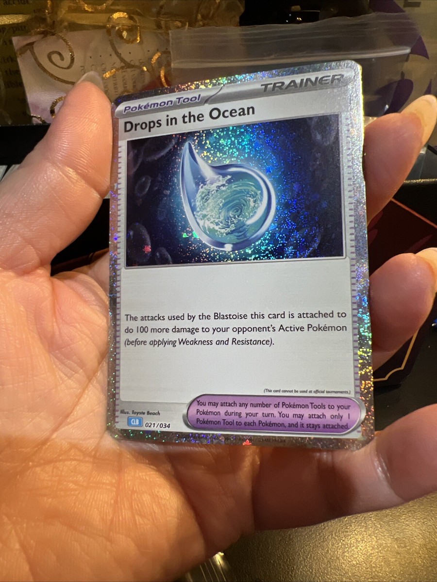 Pokemon - Drops In The Ocean 021/034 CLB - Powers Premium Coll