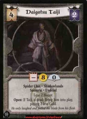 Daigotsu Taiji – Spider Clan / Promo Card ENG L5R CCG  - Photo 1/1