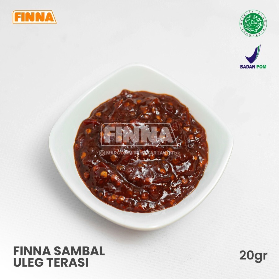 Sambal Uleg Sambal Terasi Finna Indonesia Food @18gr Per Sambal Uleg Sambal Terasi Finna Indonesia Food @18gr Per