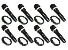 8x EMB Professional EMIC700 Dynamic Unidirectional Microphones