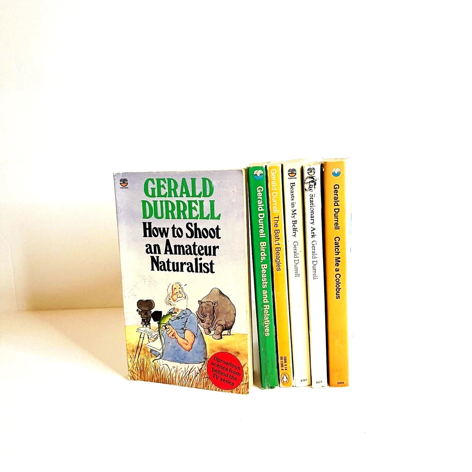1976 The Stationary Ark Mix Lot of 6 Books Softcover Vintage by Gerald Durrell - Image 2 of 4
