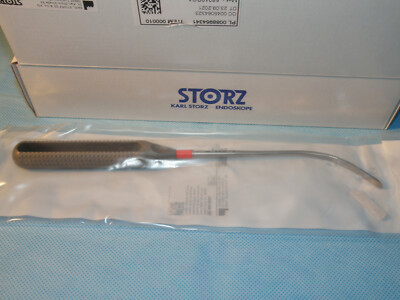 Storz 58210BGA Sharp Curved Elevator, 6mm x 15cm color code red