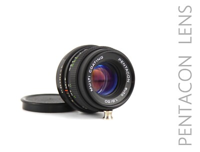 Lens PENTACON  auto 1.8/50 fast lens  Mount M42  Lens DDR  Zenit Praktica 
