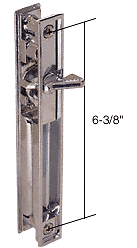 CRL C1086 Chrome Handle Set with 6-3/8" Screw Holes for Miller (Mil-Dor) - Picture 2 of 3