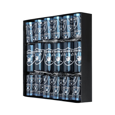 NFL Las Vegas Raiders WeihnachtsCracker Geschenkbox Christmas Deko 5051586171474