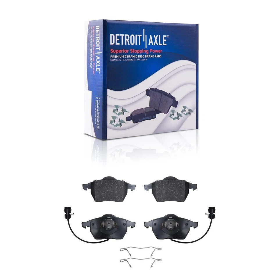 Rotores de freno delanteros perforados pastillas de cerámica para Audi A4 A6 Quattro Volkswagen Passat Foto 4 de 4