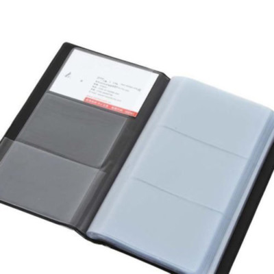 120 Cards Business Name ID Credit Card Holder Book Case Keeper Organizer Blank