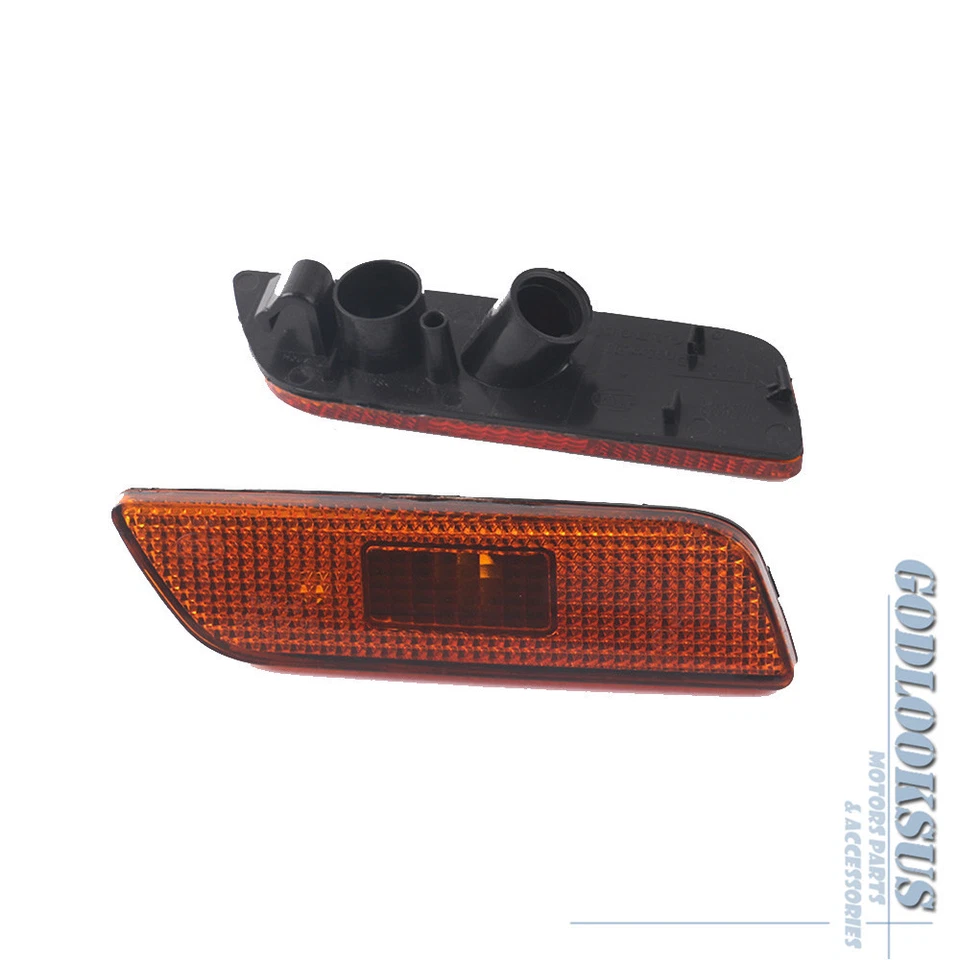 A Pair Front Left+ Right Side Marker Lamp Light NO BULB For Volvo S80 2002-2006 - Image 3 of 4