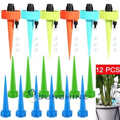 6/12pcs Plant Watering Device Automatic Water Irrigation Control System 3 Colors 
