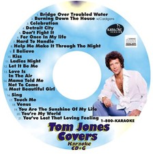 CUSTOM KARAOKE TOM JONES 21 GREAT SONG cdg CD G COVERS  RARE KISS VENUS MORE
